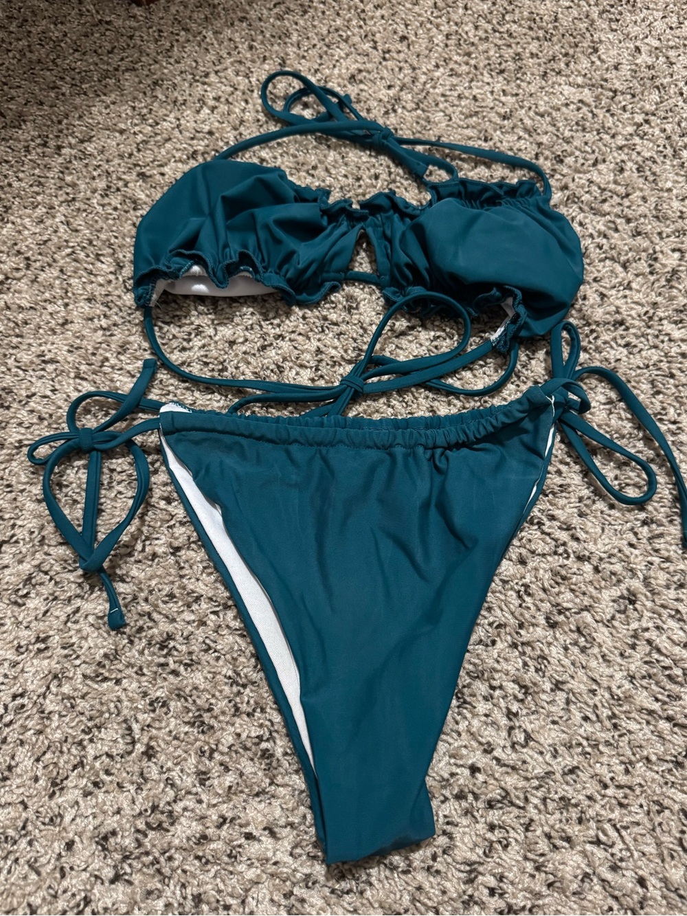 Teal/ Green Bikini